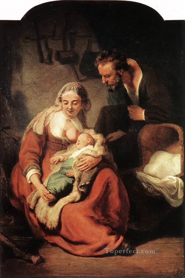 The Holy Family Rembrandt Oil Paintings
